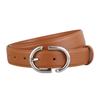 Womens Genuine Leather Belt With Alloy Buckle 2.8cm Wide Casual Chic Waistband Jeans Office Wear 2026