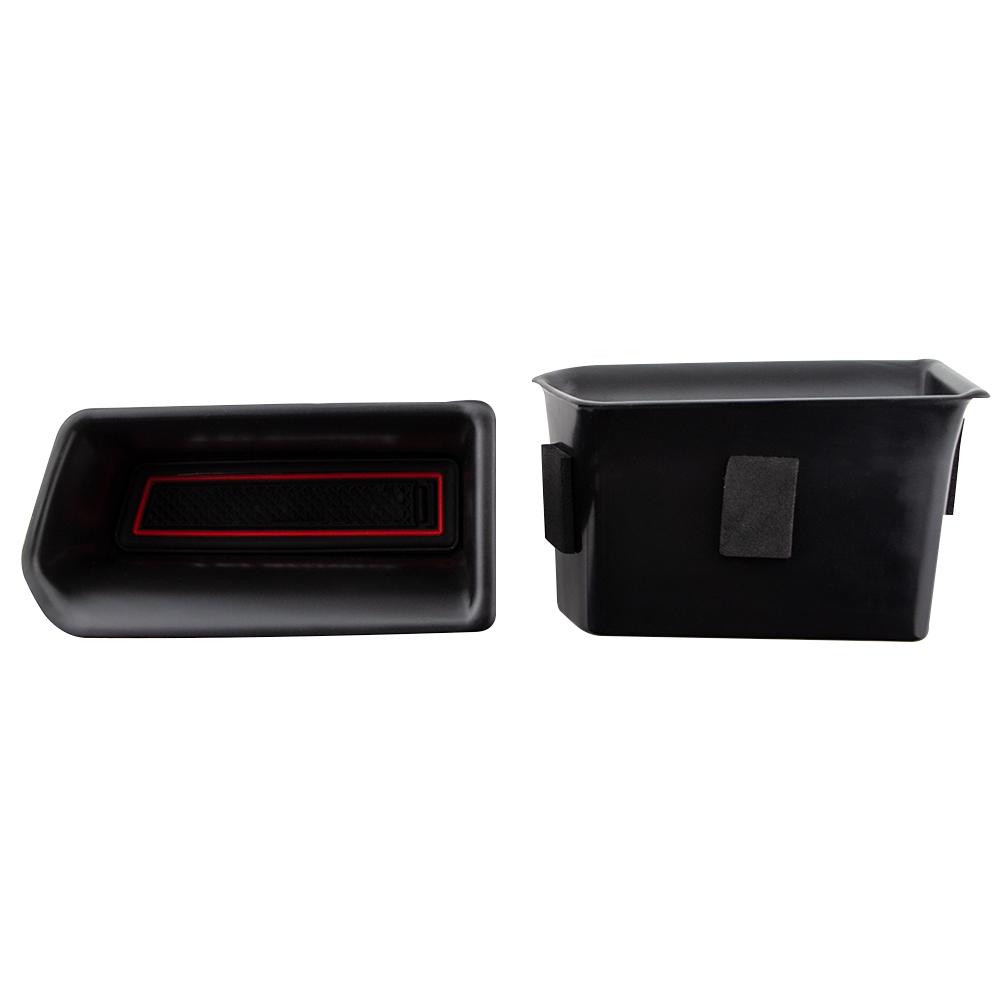 

For Volkswagen VW Teramont Atlas 2017 2018 2019 Car Inner Side Door Handle Armrests Storage Organizer Box Cover Accessories rear 2 pcs