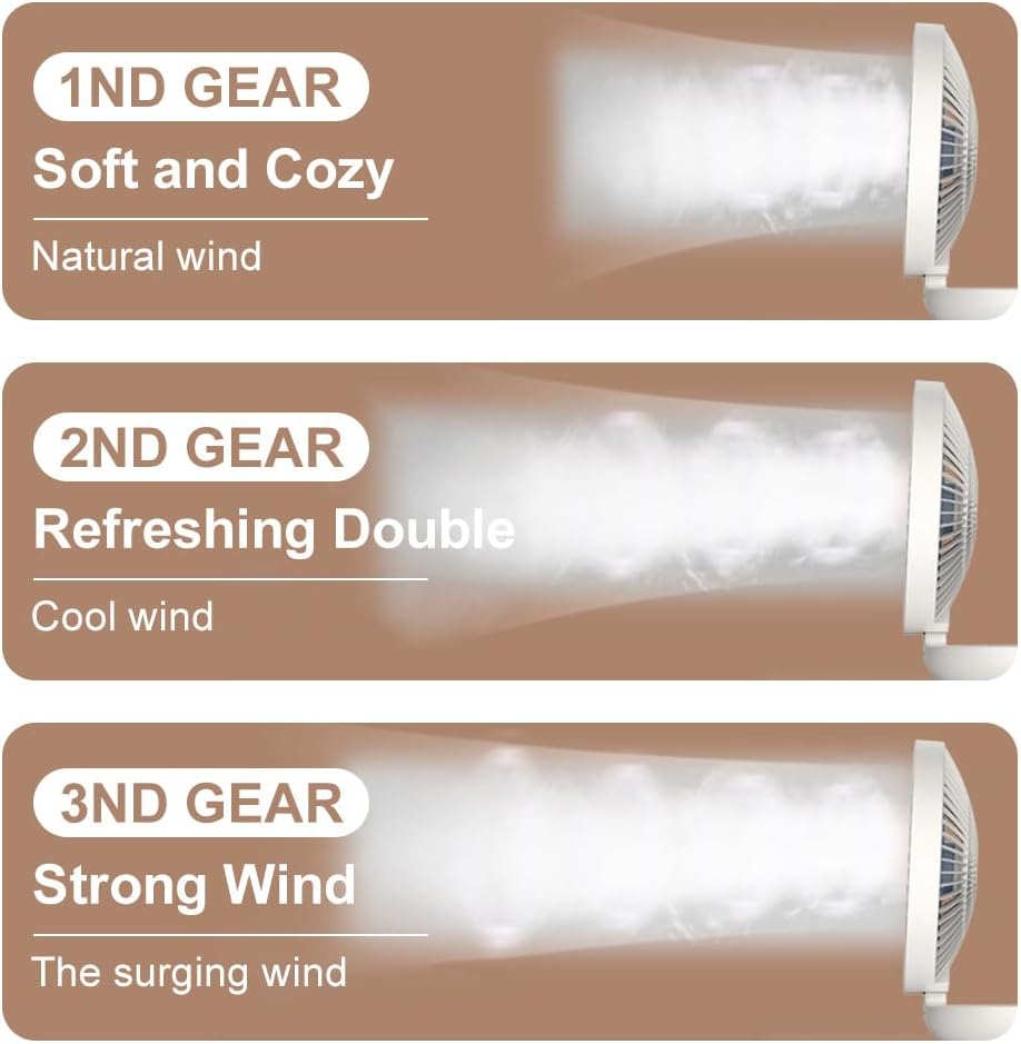 Three-Speed Adjustable Fan Usb Charging Home Dormitory Large Wind Desktop Mini Portable Electric Fan Folding Convenient Storage