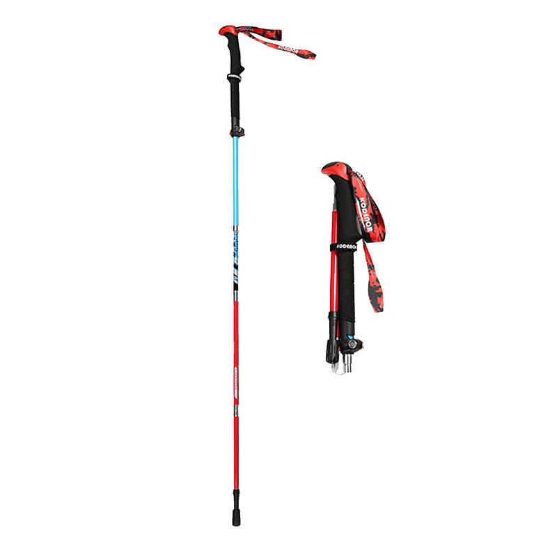 Tri-polar Five-Section Folding Trekking Pole