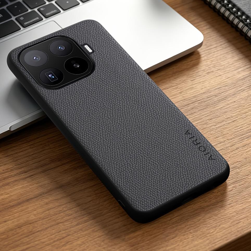 Phone Case for Xiaomi 17T Pro Stylish Easy Design Durable Faux Leather Elegant Case for Xiaomi 17T