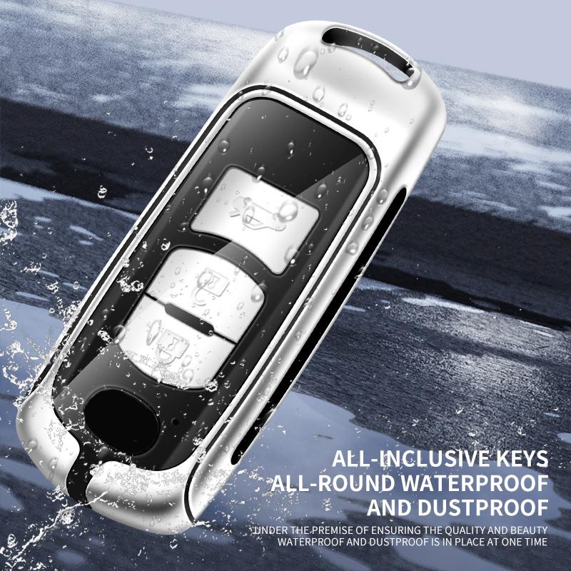 Leather Metal Car Key Case Cover For Mazda 2 3 6 Atenza Axela Demio CX-5 CX5 CX-3 CX7 CX-9 2015 2016 2017 2018 2019 Accessories