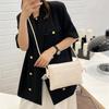 Damen Umhängetaschen Handgefertigt Rattan Crossbody Handtaschen Gestrickt Sommer Strand Kleine Geldbörse