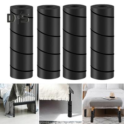 4 Pcs Anti-collision Bed Frame Toe Protectors Table Leg Cushion Hard Furniture Legs Guards Thread Design No Adhesive or Glue Easy Installation Chair