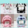 Animalthemed Led Light Bunny Hat For Kids With Moving Ears And Warmth For Winter Wear