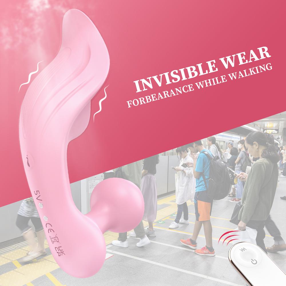 Panties Vibrator for Women Wireless Remote Vibrating Panties Clitoral Stimulate Invisible Vibrating Egg Adult Sex Toy for Girl