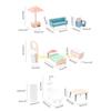 E7Ce 40Pcs Dollhouse Kitchen Accessories 1 12 Scale Miniature Dollhouse Furniture Set 1:12 Dollhouse Furniture Furniture Toy