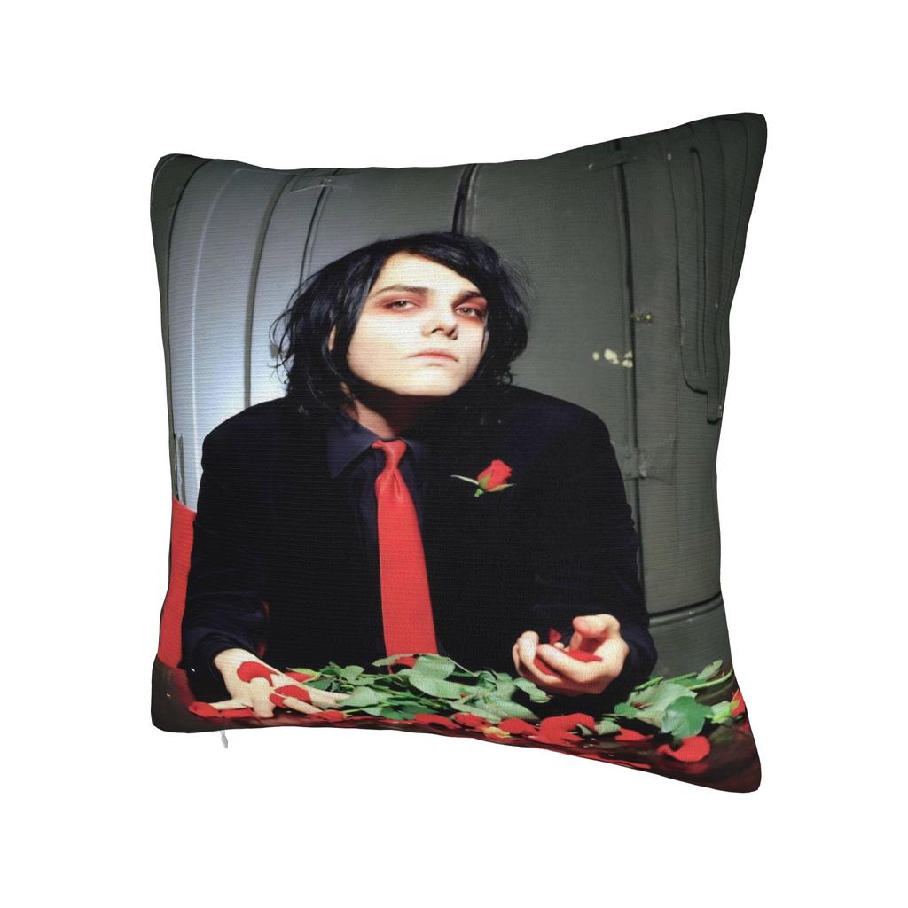 G-Gerard Way MCR Pillow Case Fashion Pillow Cover Graphic Pillowcases For Sofa Home Decoration