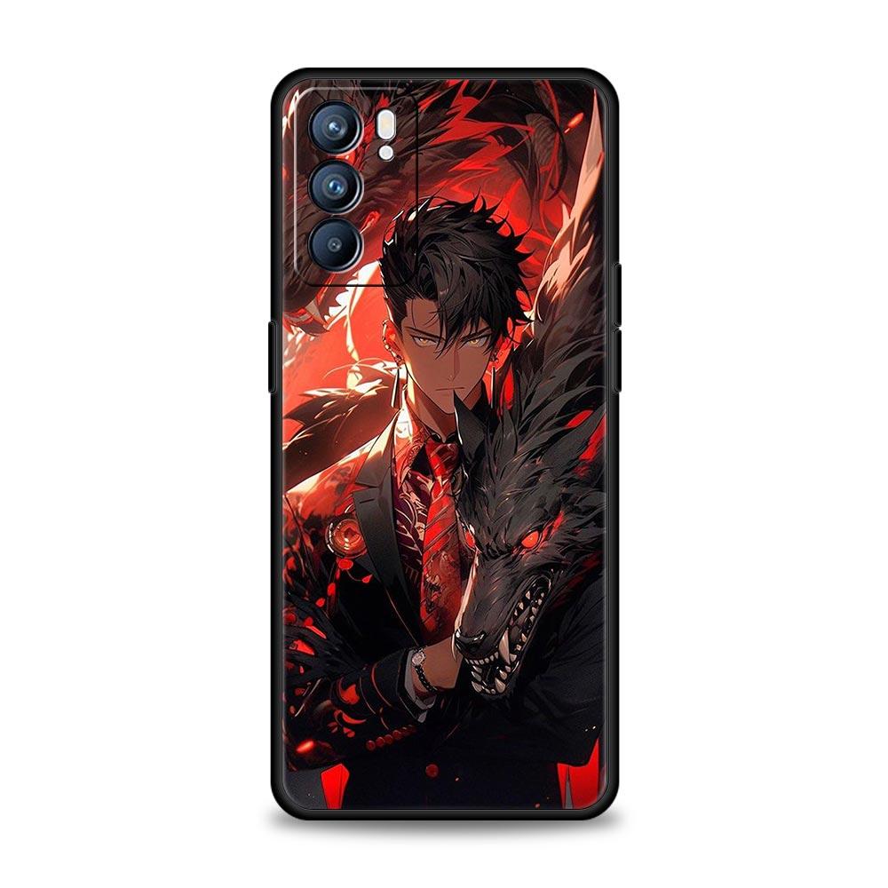 Case For Oppo A54 A53 A52 A9 A15 A95 A17 A16 A76 A74 A57 Find X6 X5 Reno8 Reno7 Reno6 Pro 5G Cover Genshin Impact Dragon Genshin