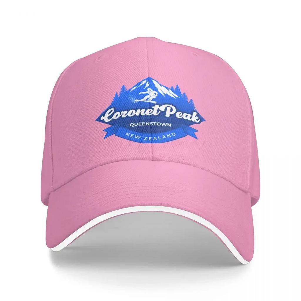 Coronet Peak, Queenstown, Nový Zéland Kšiltovka Vlastní čepice černý buřink pánská luxusní dámská