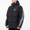 Adidas Puffy Down Jacket With Hood Men Outerwear Black H20754