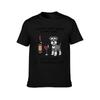 Schnauzer and Wine Funny Gift for Dog Mom T-Shirt T Shirts Designer T Shirts for Man Slim Fit T-Shirt