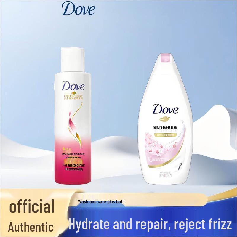 

Dove Daily Nourishing Shampoo & Cherry Blossom Shower Gel Set