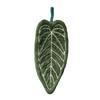 Leaf Shape Hand Towel Double-Sided Hanging Towel Lint-free Absorbent Leaf Towel with Hanging Loop