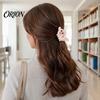 Smiling Face Hair Clip Halloween Claw, Cute Ghost Gripper, Firm Grip with Shimmer Gripper for Medium Long Hair, Comfortable Stylish Accessories Women