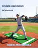 SEEKFUNS Portable Baseball & Softball Pitching/Batting Practice Mat for Outdoor Sports