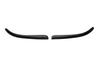 Øyevipper til frontlykter (2 stk, sort) Svart matte for Volkswagen T5 Transporter 2003-2010