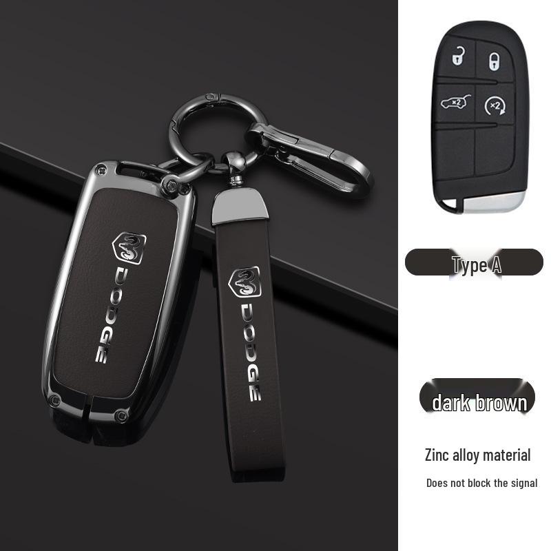 Dodge Journey Metal Key Case: Premium Key Cover with Buckle for Men's Keys