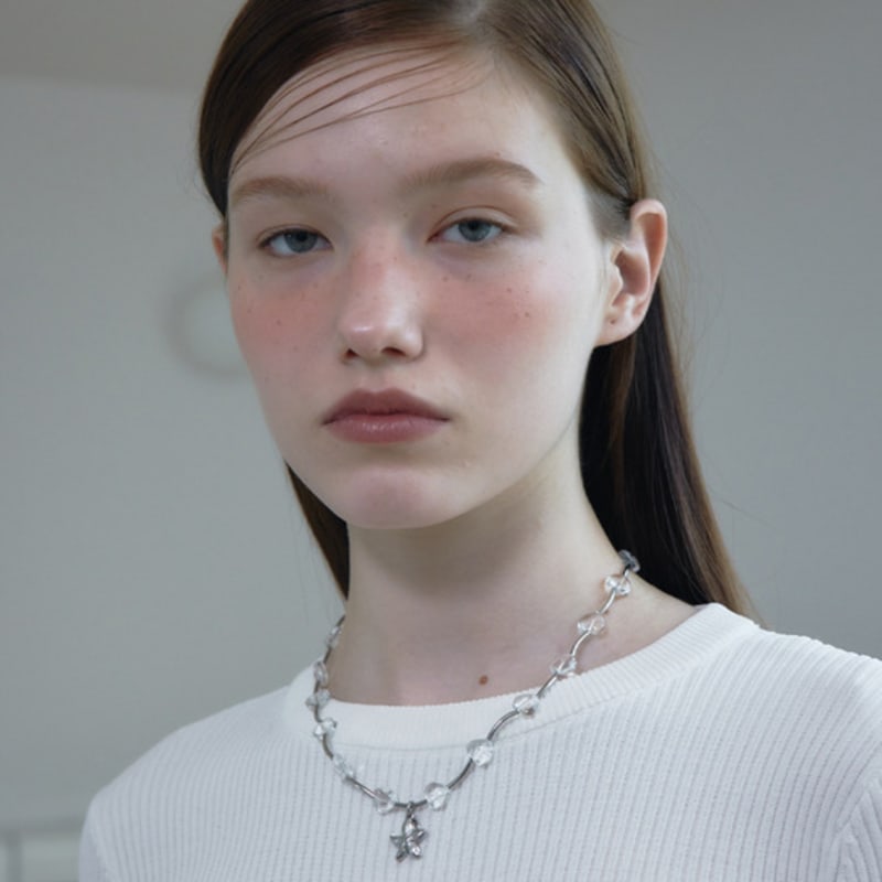 

trimarch Sparkling Sea Necklace / Silver FREE