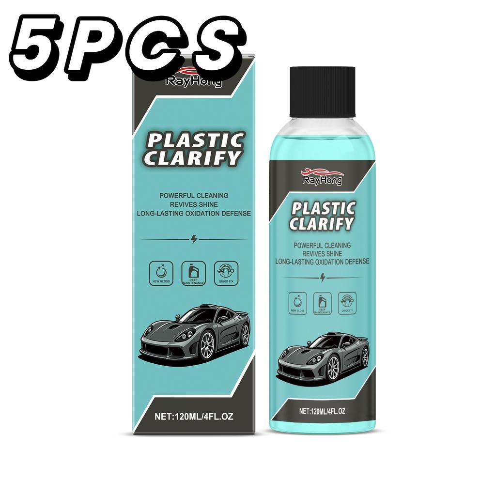 Car Interior Refurbishment Agent With Spong Towel Auto Plastic Rubber Back To Black Gloss Restorer Spray Car Care Coating