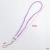 Handmade Crystal Bead Nylon Phone Neck Lanyard - Transparent, Long, Couples' Design