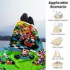 1pc Blanket Super Mario1 Print Design, Lightweight Blanket for Sofa, Bed- Soft &Warm, Gift for All Seasons like Christmas, Halloween