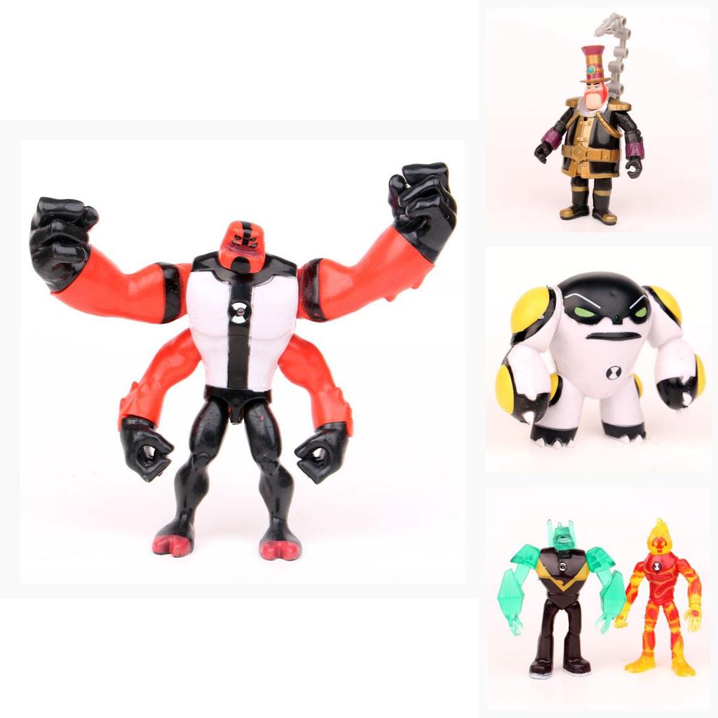 Set de Juego de Figuras de Acción Ben 10 Con Nueve Figuras de PVC de Calidad Premium Para Coleccionistas
