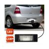 2 szt. Samochodowe światła tablicy rejestracyjnej 18 diod LED Plastikowe do Nissan Qashqai X-Trail Juke Primera Jasne LED Numer
