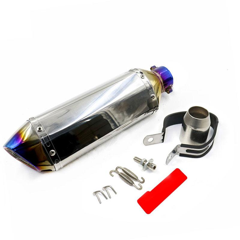 Universal 51MM Motorcycle Exhaust Pipe Muffler Scooter DB Killer pitbike escape moto piaggio cafe racer for pcx msx 150 duke 125