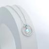 925 Sterling Silver Zircon Pendant Necklace Necklace Women Fashion Jewelry