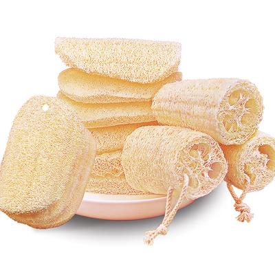 Loofah Sponge Good Water Absorption Natural Structure Durable Wide Application Shower Sponge for Shower Washing