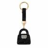 Luxury Rhinestone Scented Sachet Keychain: Crystal Diamond Ceramic Women's Handbag Charm, Perfect Small Gift