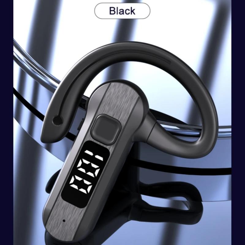 

Спортивные наушники Bluetooth 5.2 с костной проводимостью, беспроводная гарнитура с шумоподавлением при беге и микрофоном чёрный