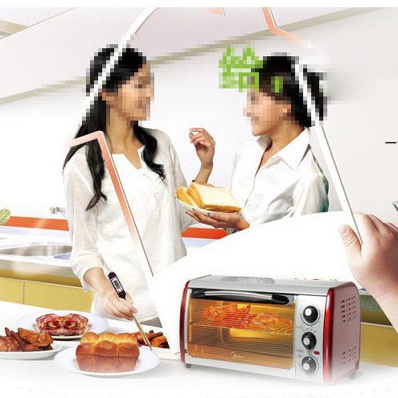 Digital LCD Meat Thermometer Cooking Food Home Indoor Kitchen BBQ Probe Water Milk Oil Liquid Oven Test Thermometer Digital