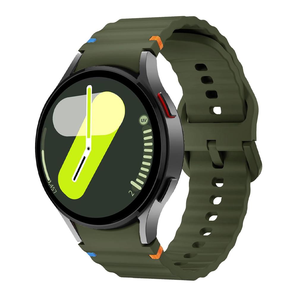 Straps for Samsung Galaxy Watch 7/FE/5 Pro/4/6/6 Classic 44mm 40mm 45mm Silicone Sport Belt Bracelet Correa Galaxy Watch 7 Band