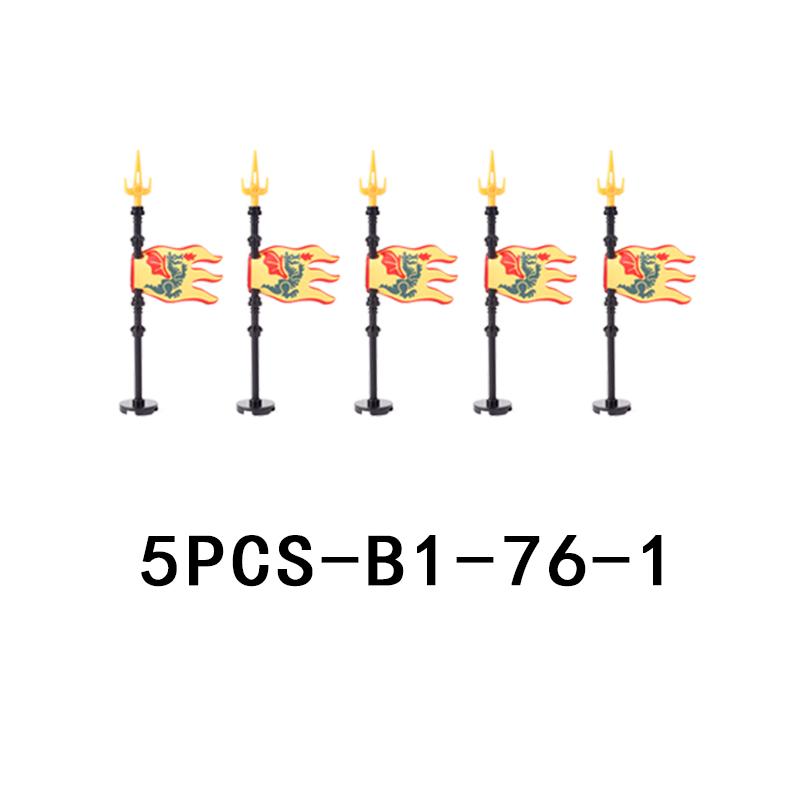 Medieval Castle Knight Figures Weapon Building Blocks Military Army Soldier Flag Shield Cloak Legion Accessories Bricks Toy Gift