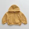 Kids' Autumn Korean Sweater Set: Zipper Cardigan & Hooded Trousers for Boys and Girls.