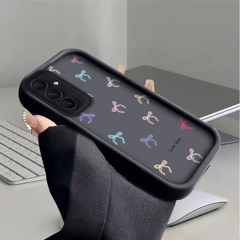 Simplicity Bowknot Case for Samsung Galaxy A73 A72 A71 A55 5G A54 A52 A52S A51 4G A31 A30 A24 A23 A22 A21S A20S A20 A14 Cover