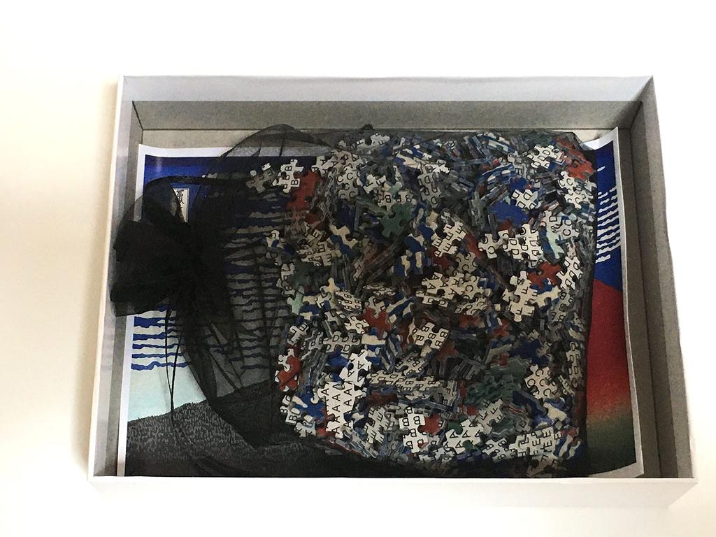 Jigsaw Puzzle Featuring Including Miniature Finished Size 38 X 26 Views of Mount Fine Clear 1000-piece Ukiyo-e Prints, Pieces, Cm, "Thirty-six Fuji