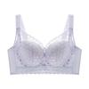 Underwear Women's Soft Steel Ring Thin Design Gathering and Adjusting Type Anti Sagging Bra Oversized Bra
