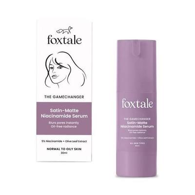 Foxtale Sérum Facial con 5% de Niacinamida | Desvanece Imperfecciones y Marcas de Acné | Reduce Manchas Oscuras | Ilumina la Piel | Todos los Tipos de Piel | Hombres y Mujeres - 30 ml