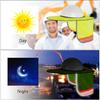 4 Pack Hard Hat Sun Shade - Full Brim Mesh Sun Shield with Reflective Strip Visor