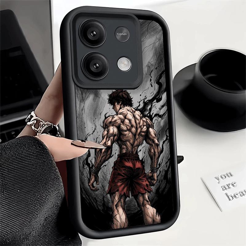 Phone Case for Xiaomi Redmi Note 15 14 13 Pro Plus Baki the Grappler Anime Shell 12S 11 11S 11T 5G 14S Soft Silicone Funda