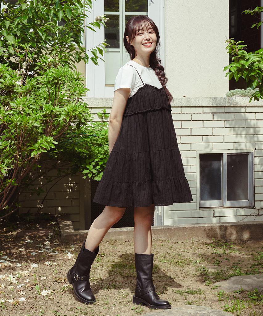 Bember Cotton Sleeveless Dress_Black