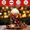 380ml/500ml/600ml Color Changing Christmas Cup Reusable Travel Mug for Iced Coffee, Smoothie, Cocktail, Xmas Party Decor Gifts