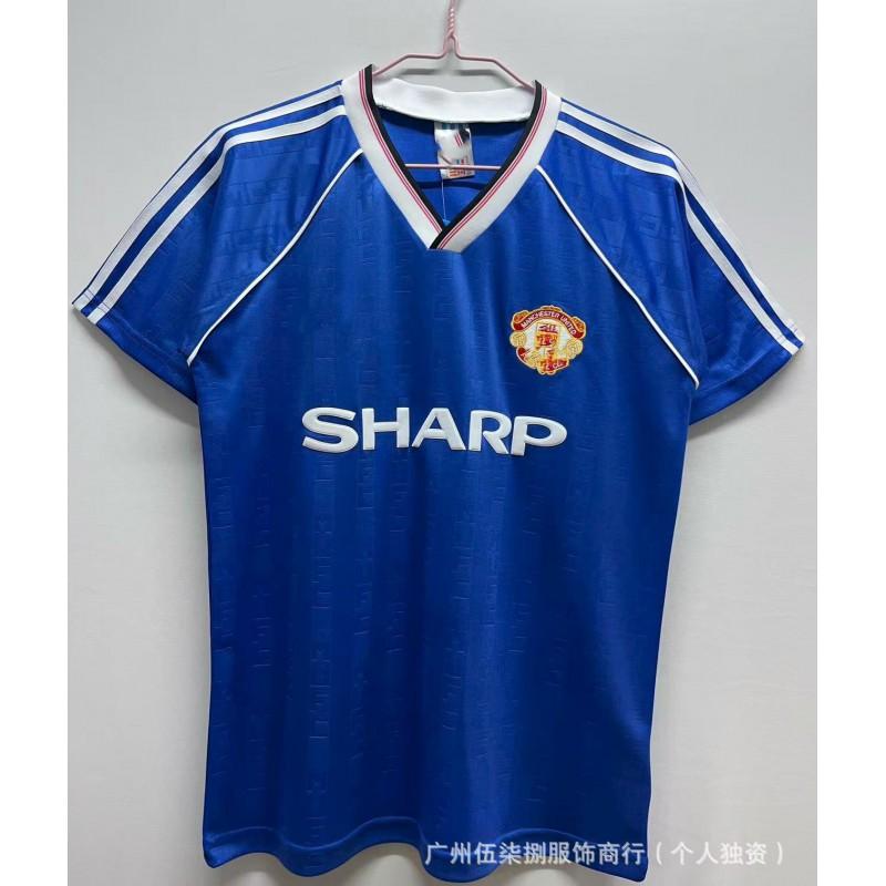 Vintage Retro Fodboldtrøjer Klub Klassiske Fodboldtrøjer Manchester United Arsenal Barcelona Celtic Atletico Madrid Rangers