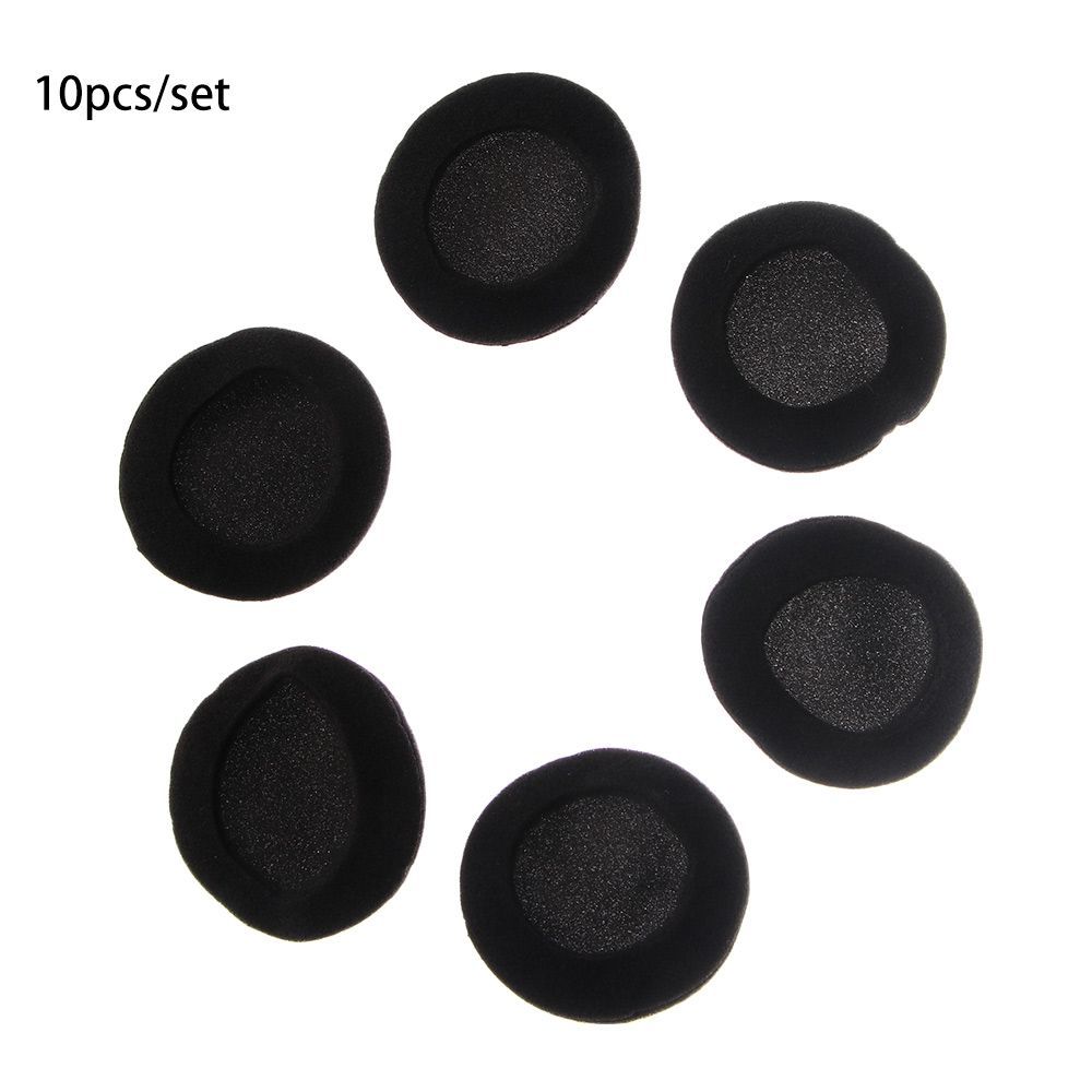 10pcs for PX100 Headphones Soft Replacement Foam Cushion Headphones Sponge Pad Sponge Ear Pads Earpads black