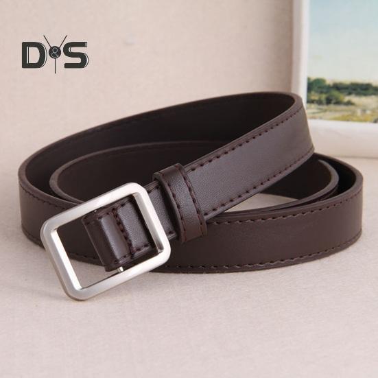 Dambälte för Jeans Klänningar Byxor Casual Konstläder Midjebälte Damer Jeans Tunt Bälte Accessoar för Vardagsbruk