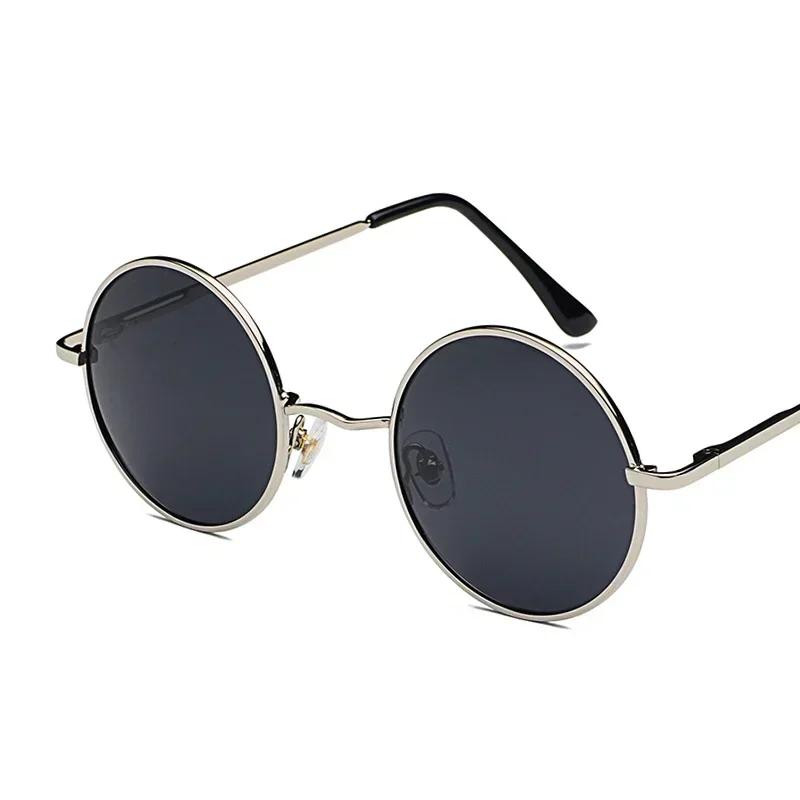 Classic Small Round Sunglasses UV400 for Men Women Retro Vintage Circle Hippie Sun Glasses