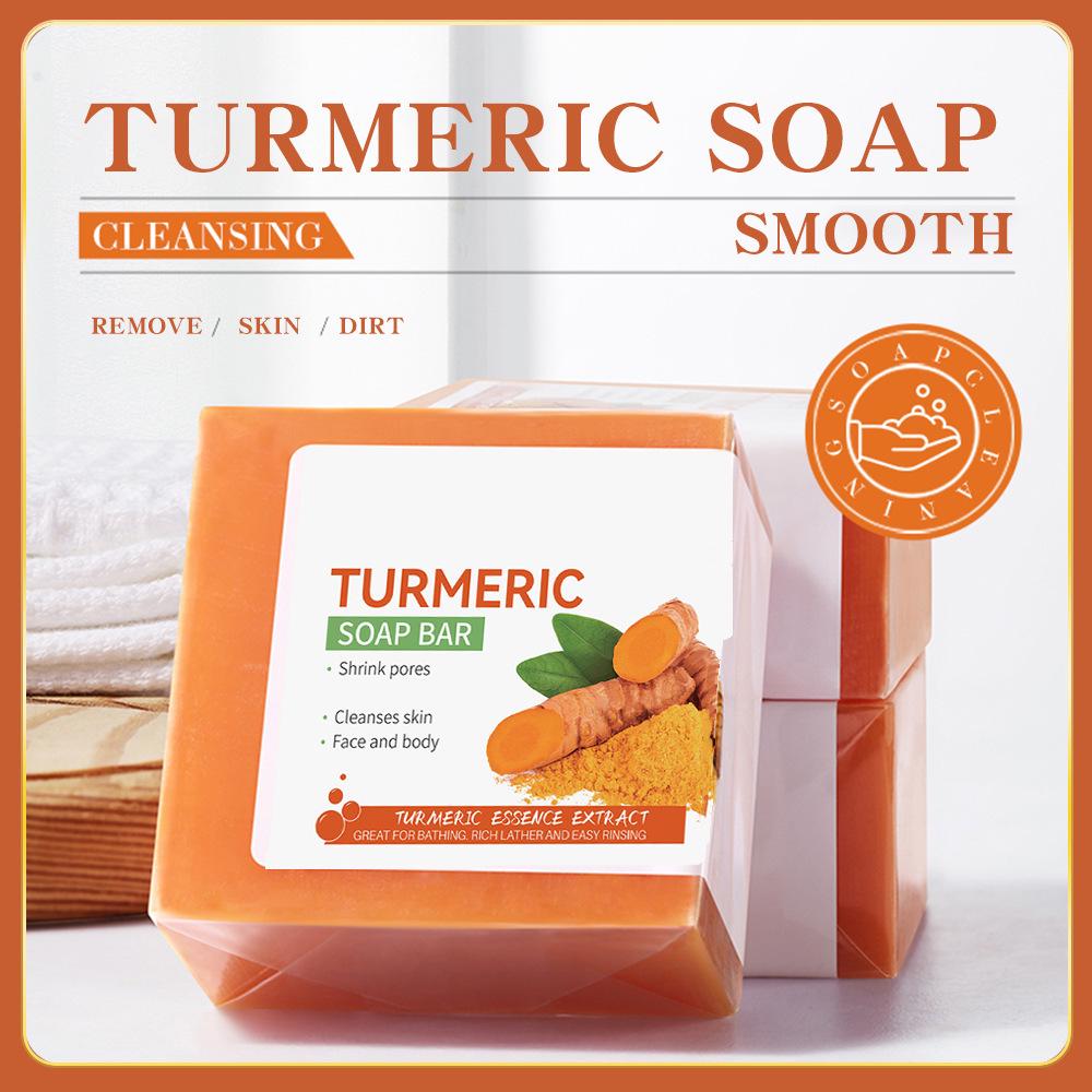 Turmeric Ginger Essential Oil Handmade Soap - Facial Cleanser & Shower Soap
